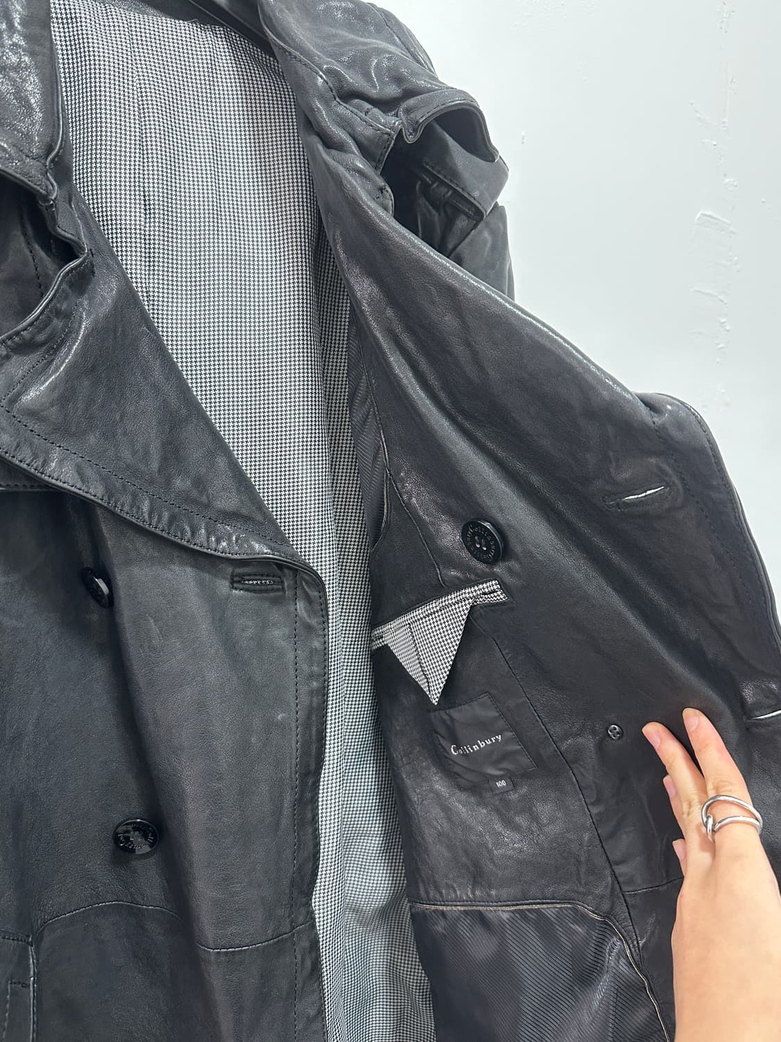 SHEEPSKIN coating leather coat 상품이미지6