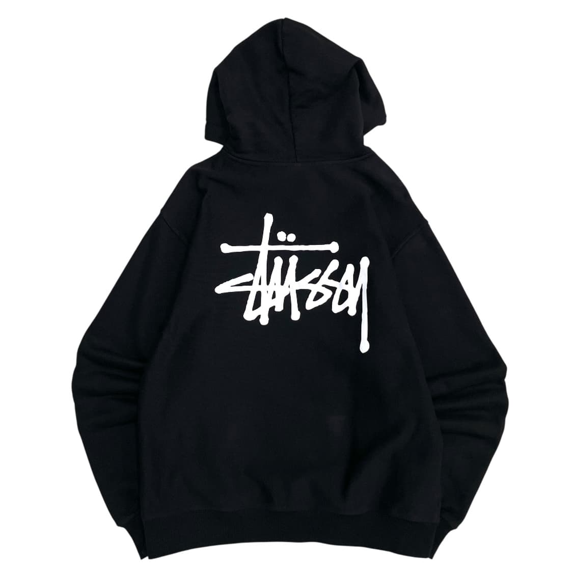 스투시 미니로고 블랙 후드 M 상품이미지3