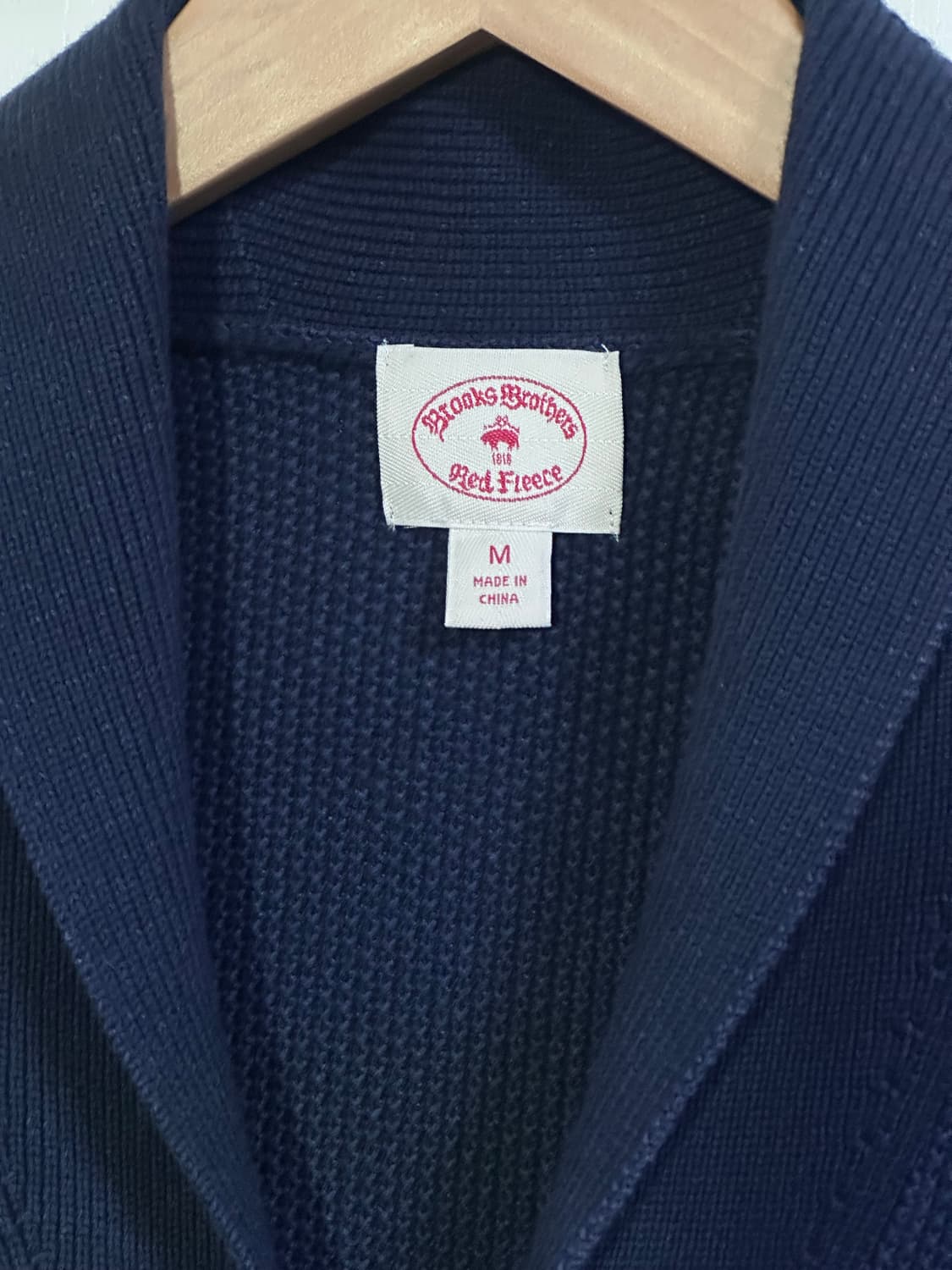 브룩스브라더스 숄 카라 가디건 M/100/네이비 상품이미지5