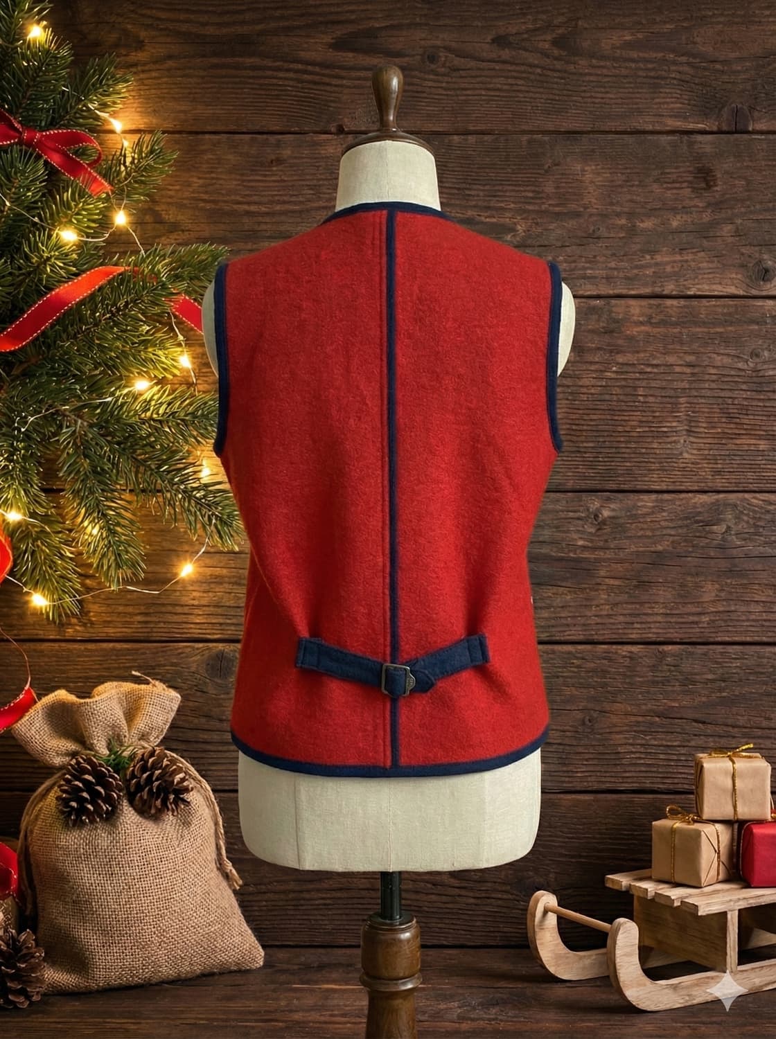 오스트리아에서 온 LINZNER의 오리지널 티롤리안 울 베스트 상품이미지2