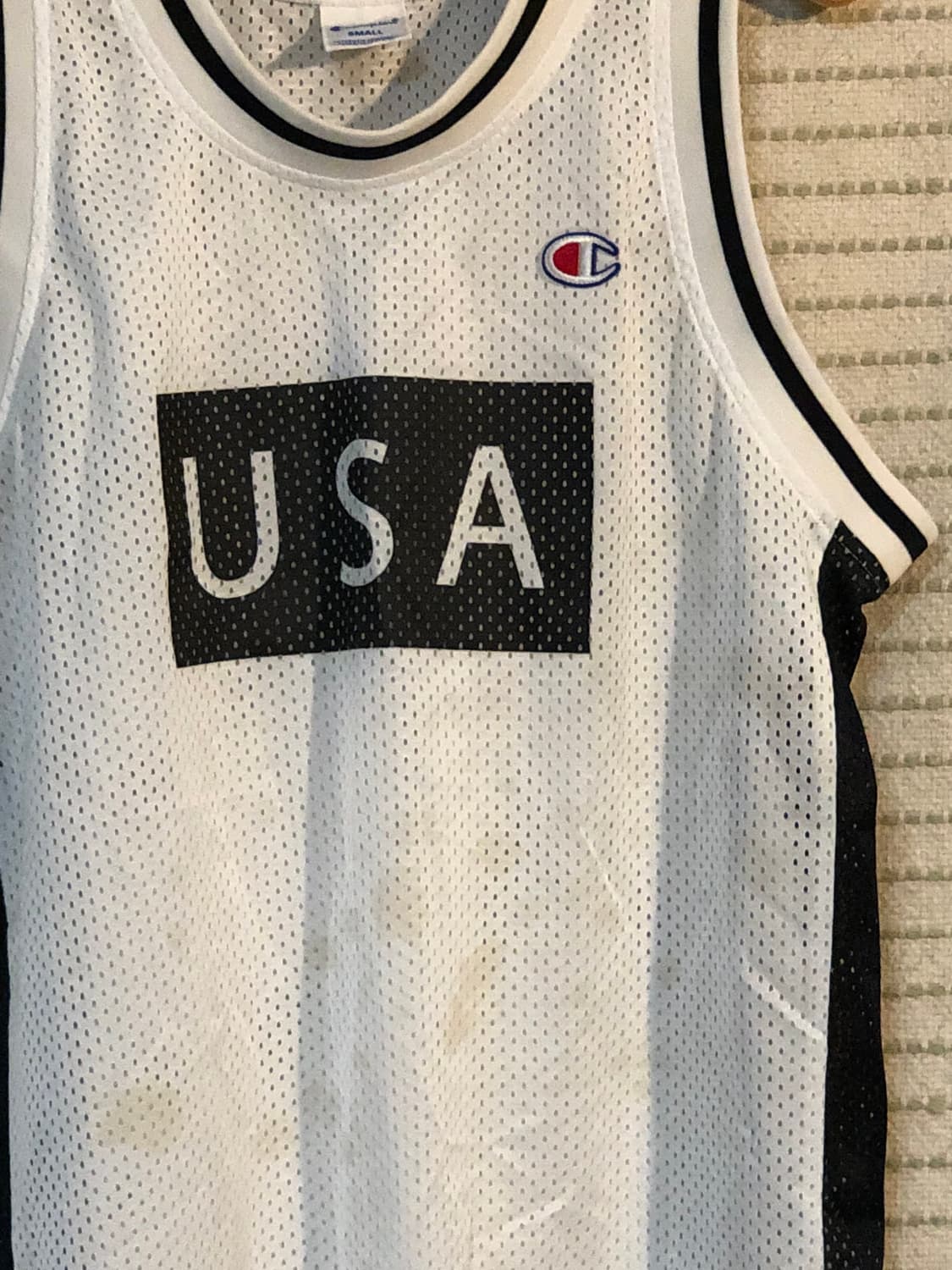 챔피온 USA 메쉬 슬리브리스 농구 나시 상품이미지2
