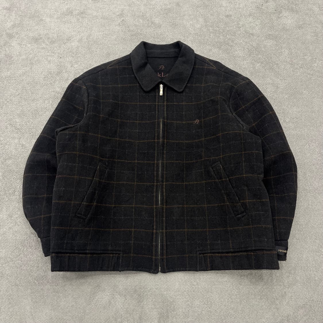 105 파크랜드 울 핸드메이드 블루종 상품이미지1