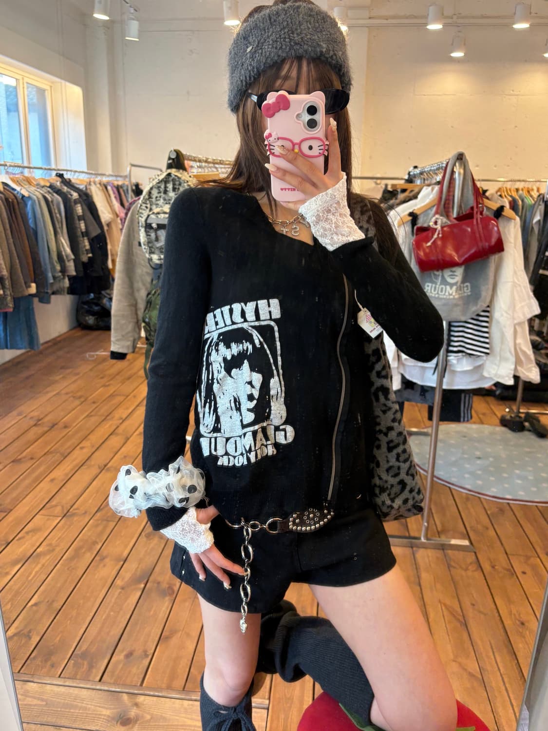 히스테릭글래머 히스걸 면자켓 상품이미지1