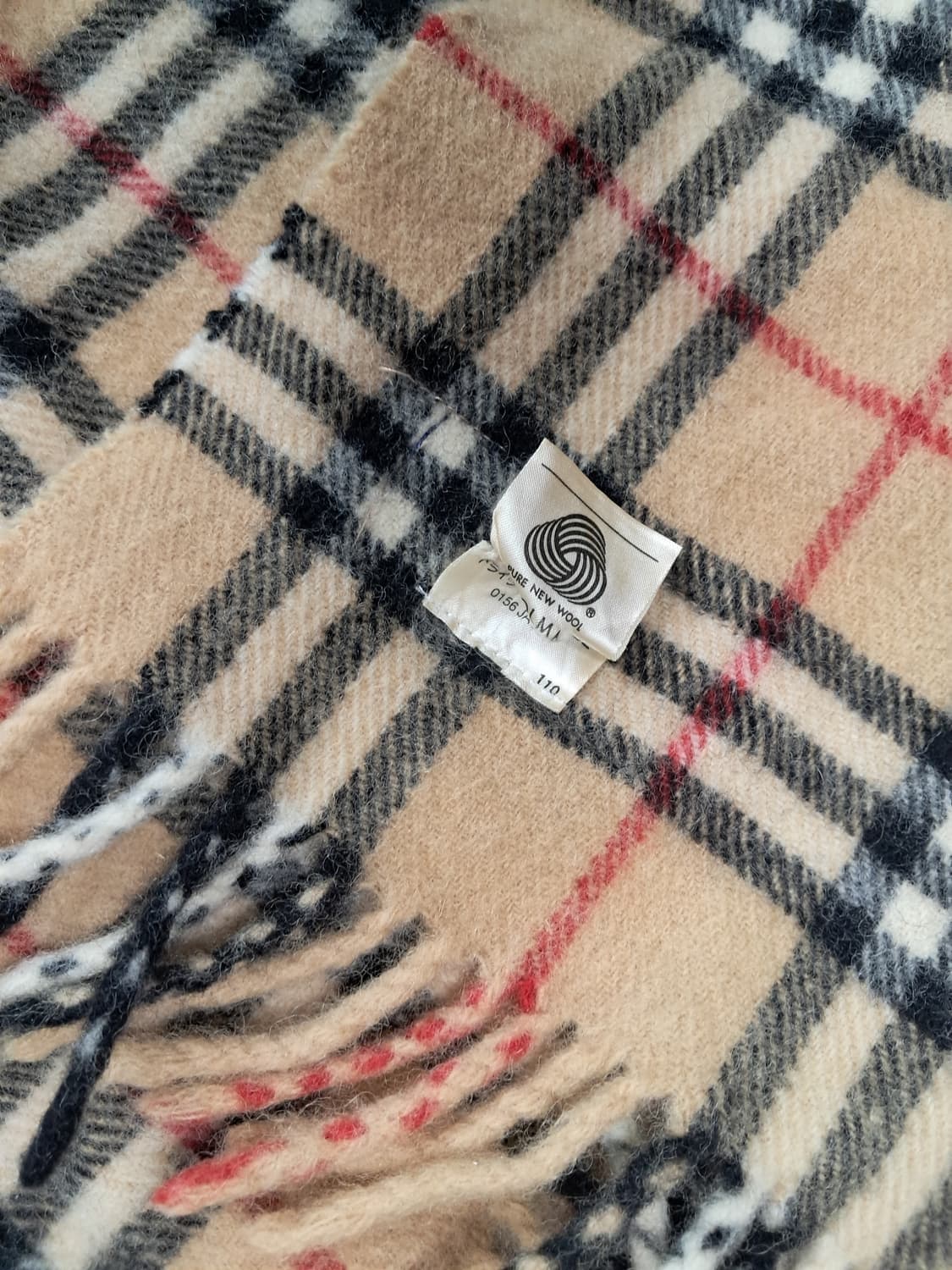 버버리90s 램스울 숄머플러 상품이미지4