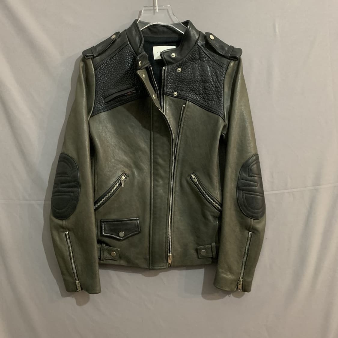 43 산드로 양가죽 바이커 라이더 자켓 상품이미지2