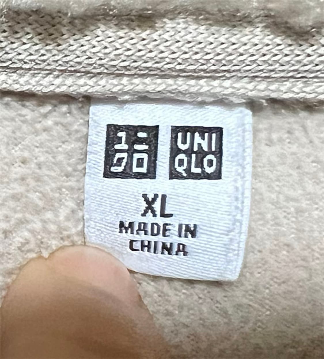 유니클로 남자 뽀글이점퍼 양털 추동 XL 105 상품이미지3