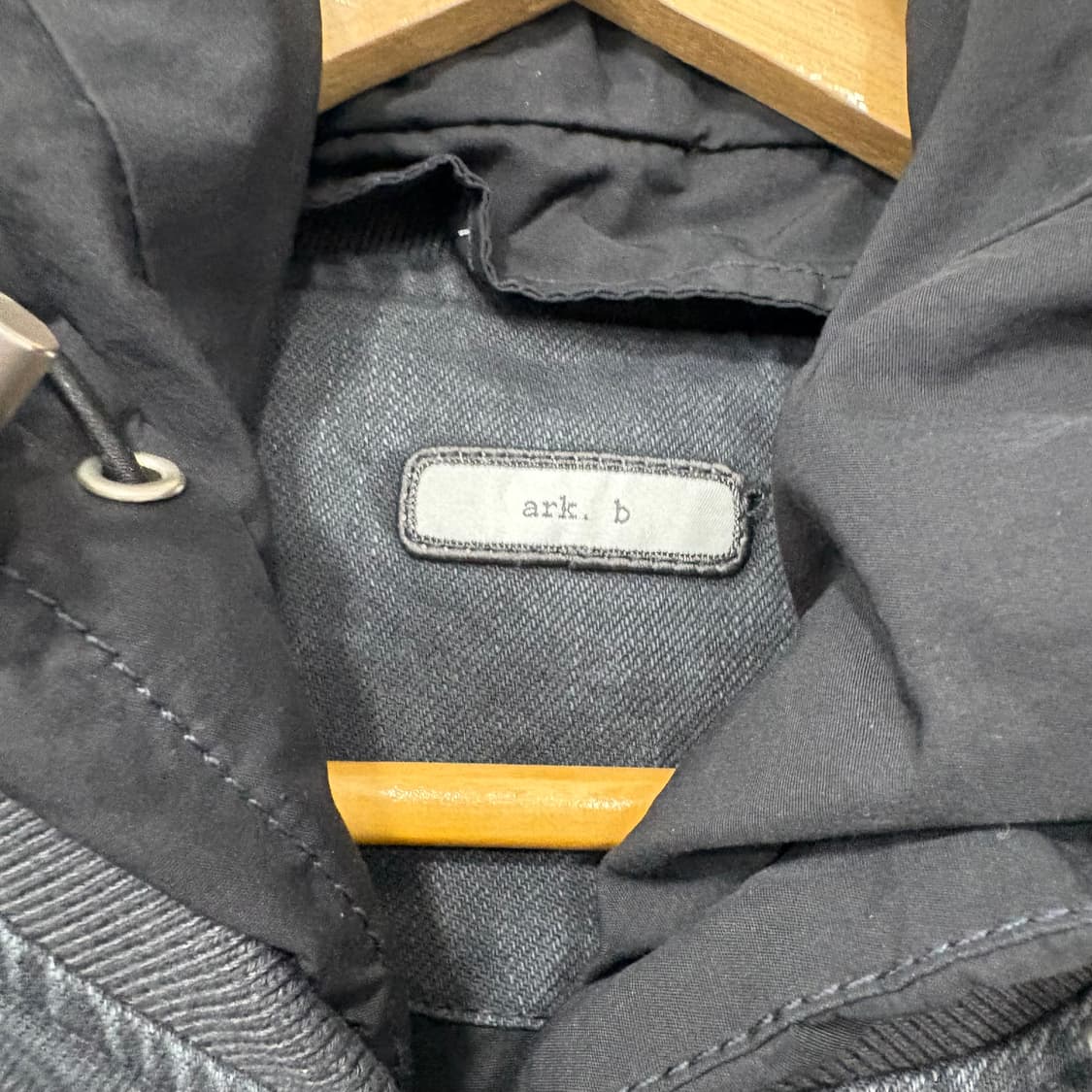 빈티지 후드 데님 봄버 자켓 상품이미지4