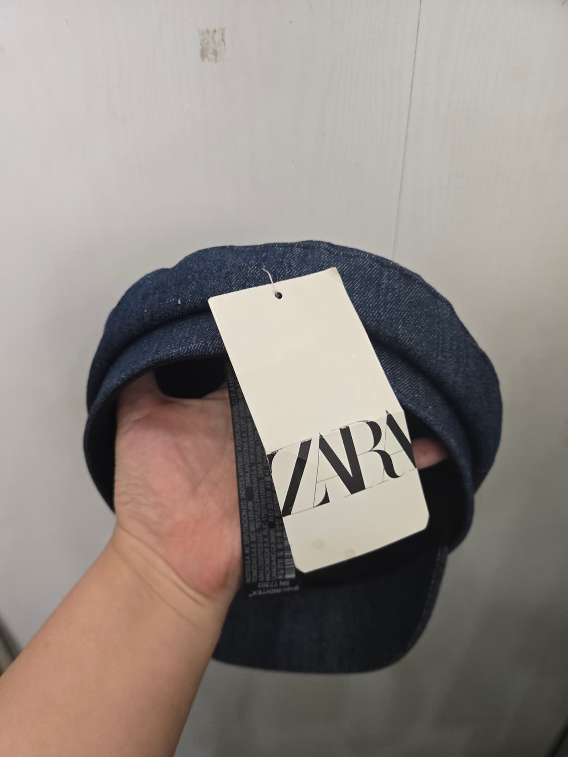 S사이즈,택있는 새상품 )) ZARA 자라 청 모자~ 상품이미지4