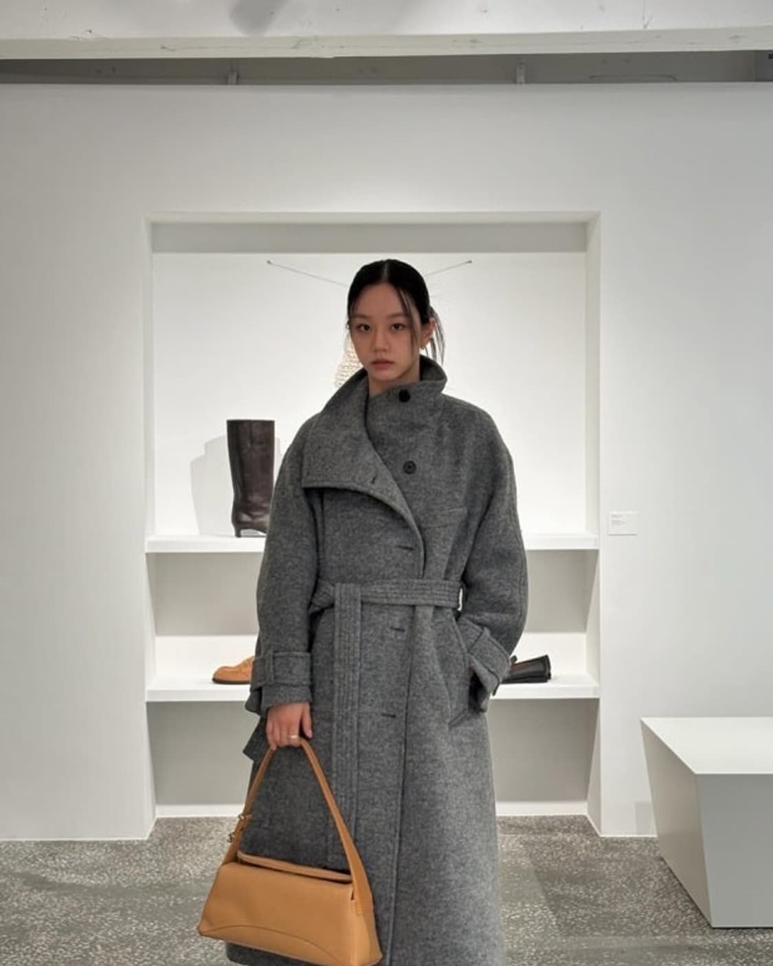 루에브르 벨티드 코트 상품이미지4