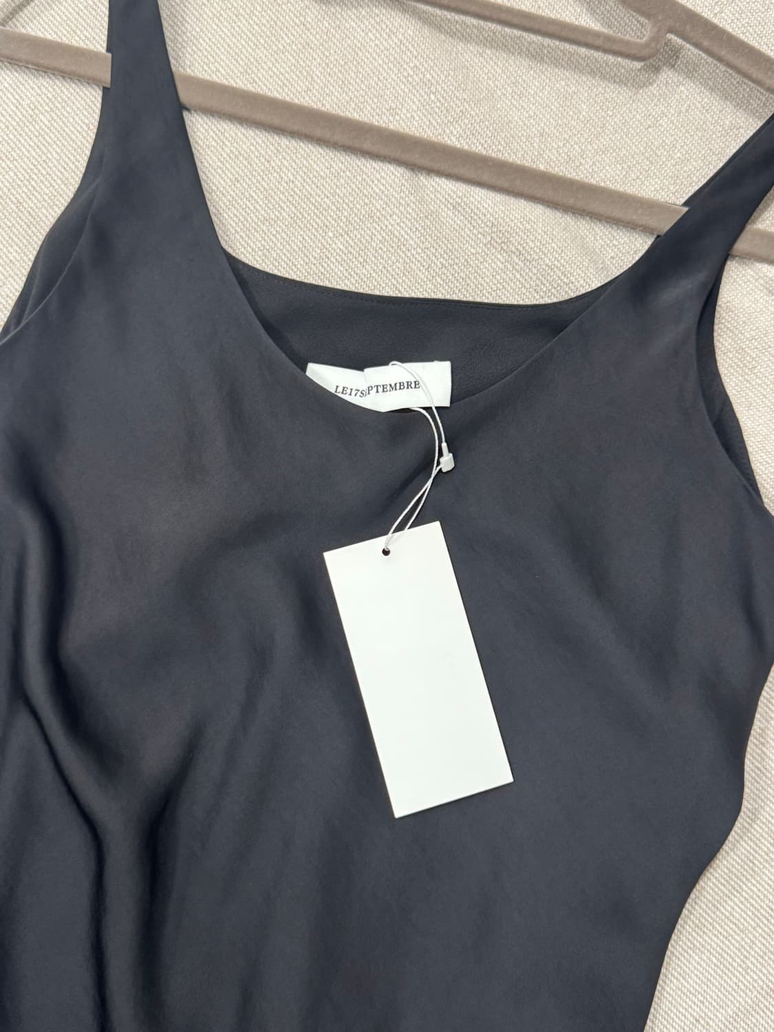 새상품) le17septembre 새틴 롱 드레스 원피스 (택있음) 상품이미지4