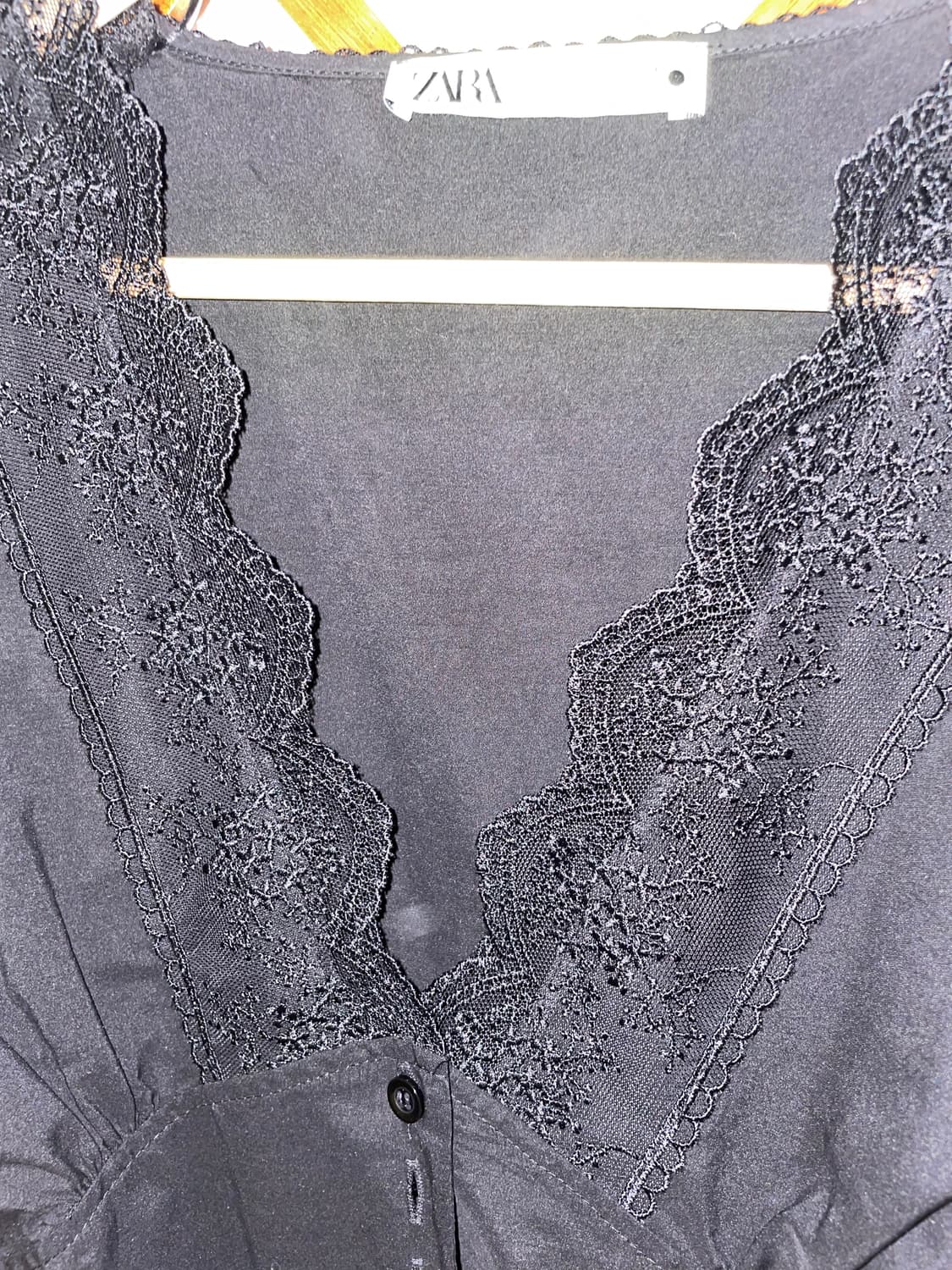 Zara French Lace Smoking Shirts 상품이미지2