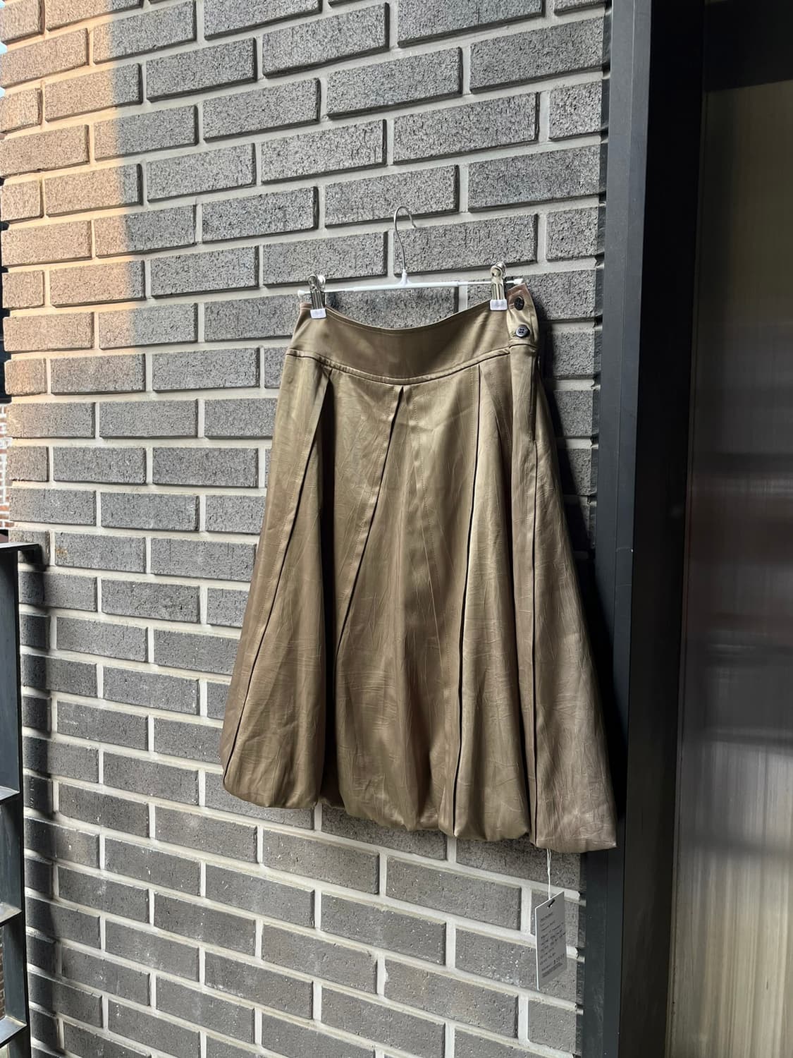 CARA 벌룬 스커트 올리브그린 상품이미지1