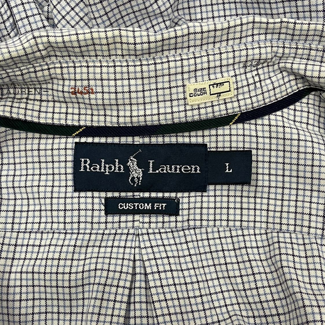 [정품/L] 폴로 랄프로렌 체크 셔츠 남방 b18 상품이미지5