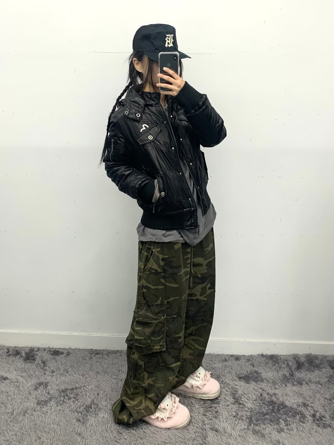 카모 밴딩 스토퍼 팬츠 상품이미지2