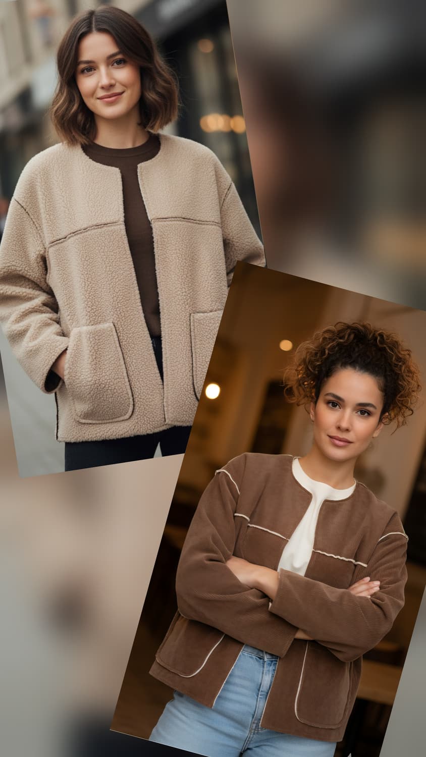 FREAK'S STORE 리버시블 코듀로이 숏 코트 (Free) 상품이미지1