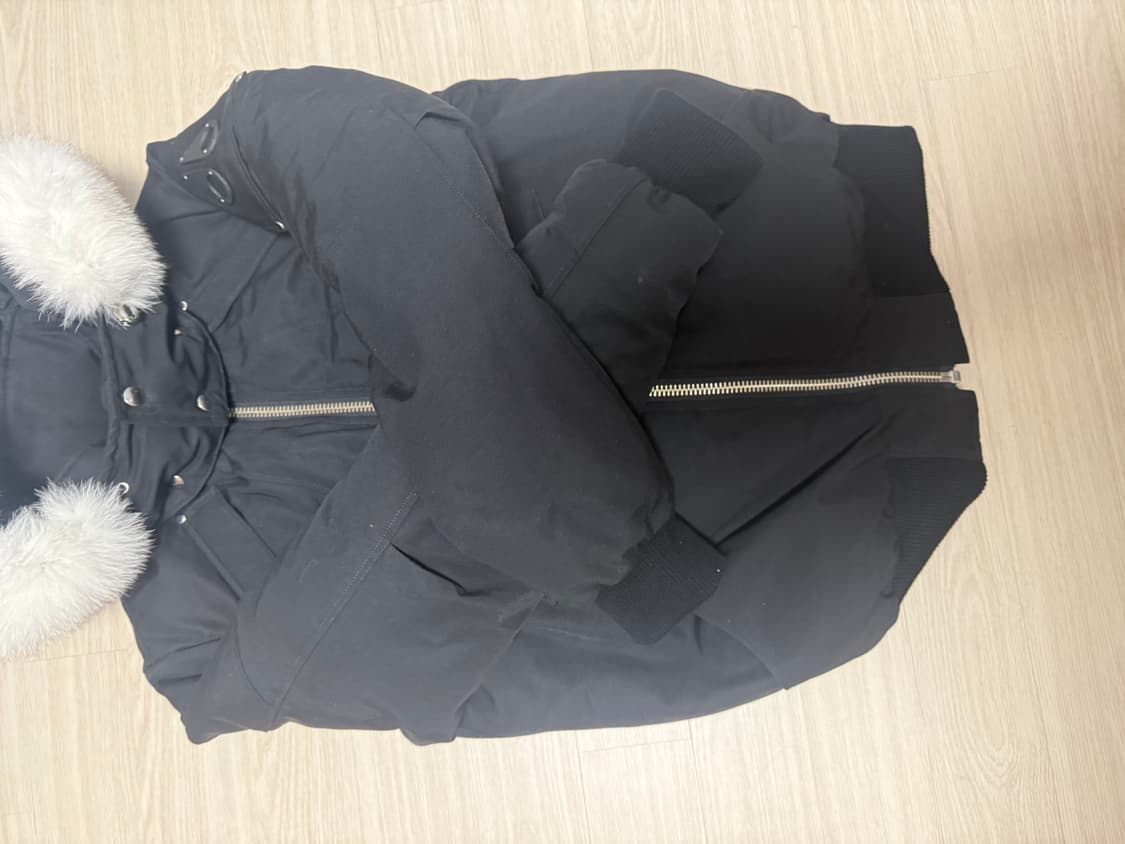 무스너클 오리지널 발라스틱 봄버블랙 내츄럴(숏패딩) 상품이미지5