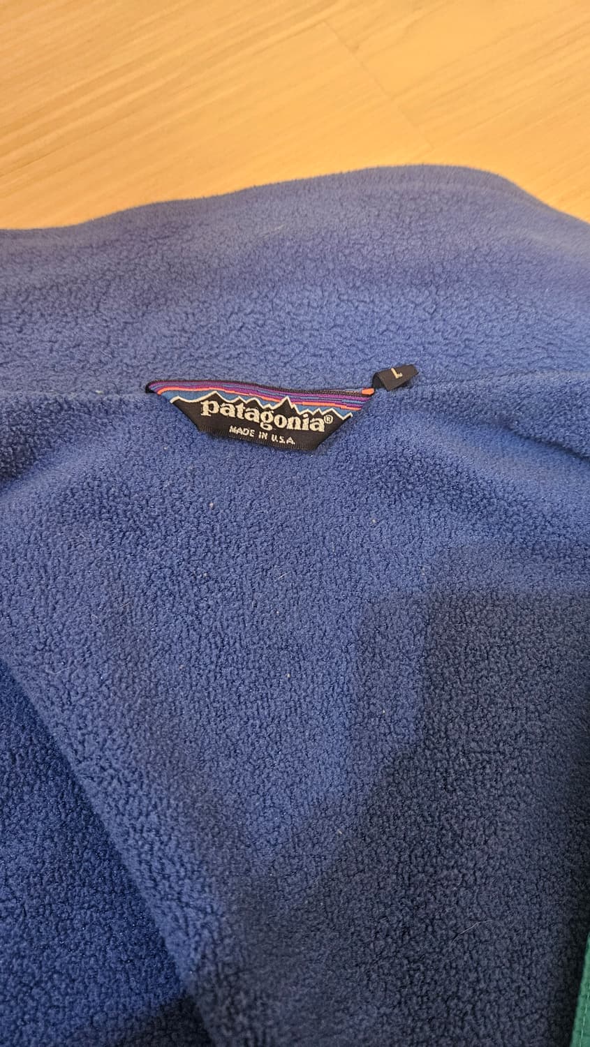 90s 빈티지 파타고니아 쉘드 봄버 자켓 틸그린 L 상품이미지4