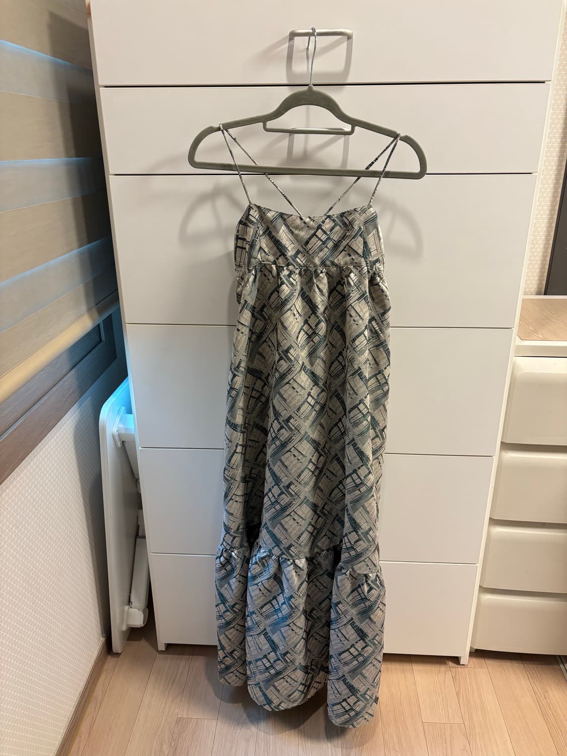 FIKA 포레스트 그린 끈 롱 원피스 새제품 상품이미지2