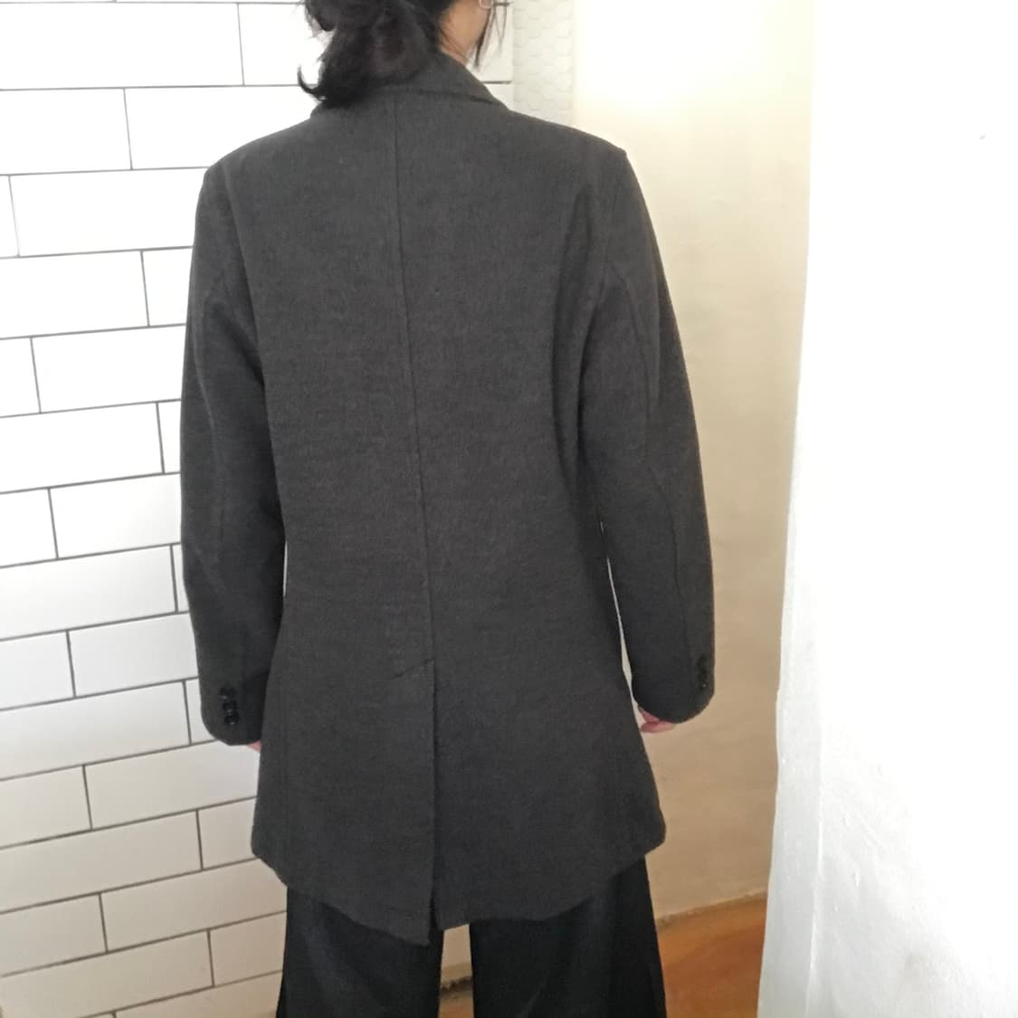  빔즈 하트 슬림핏 울 코트 상품이미지9