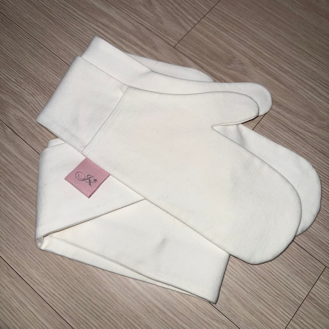 지초이 jx 글러브 머플러 목도리 화이트 상품이미지1