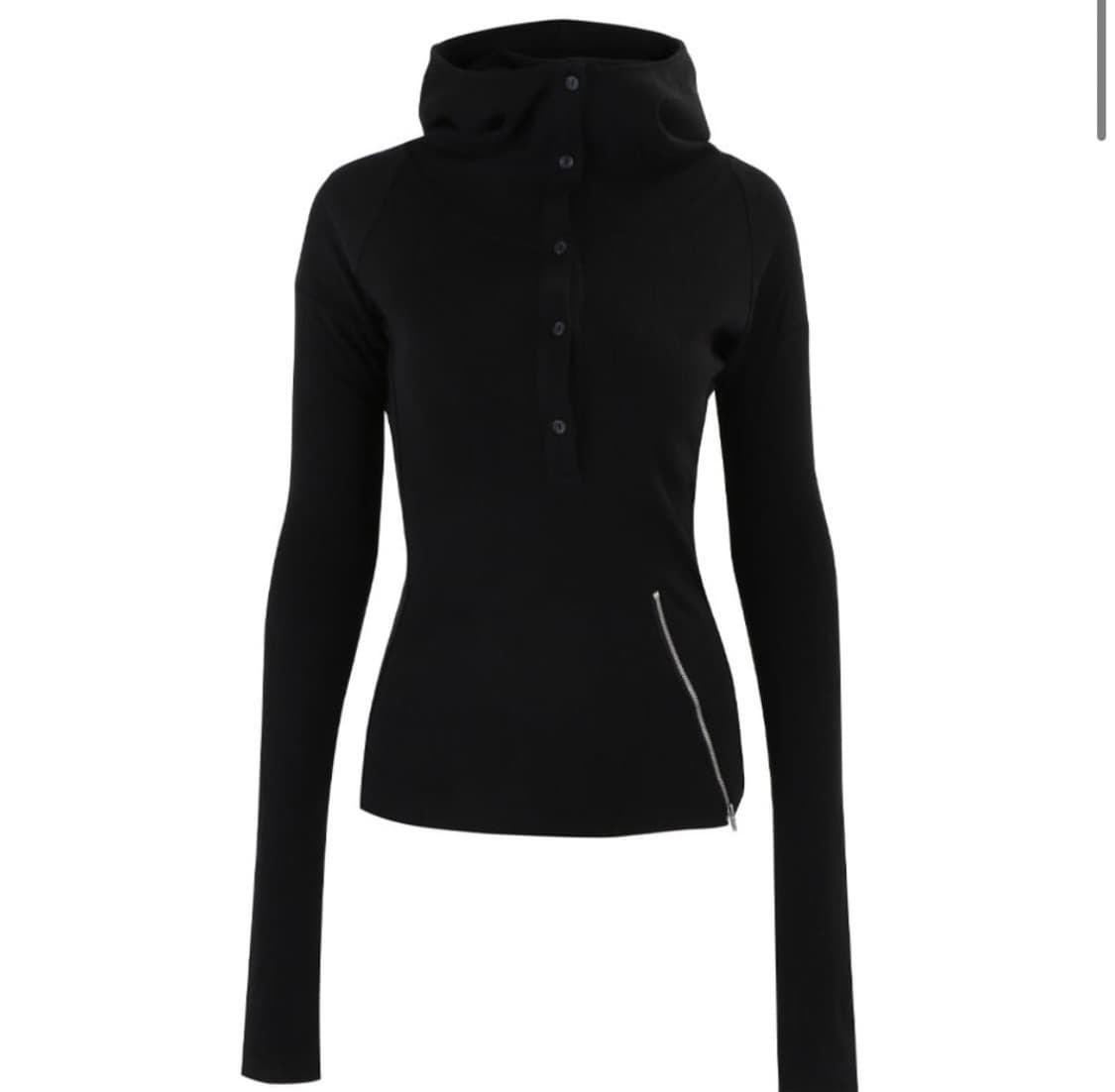 킴즈서울 카다 지퍼 후디 블랙 상품이미지1