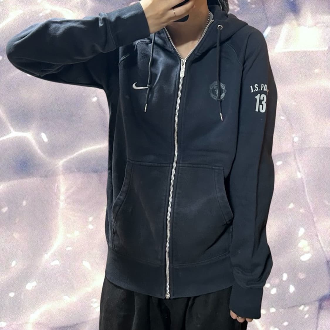 나이키 맨체스터 유나이티드 맨유 박지성 후드집업 블랙 M 상품이미지4