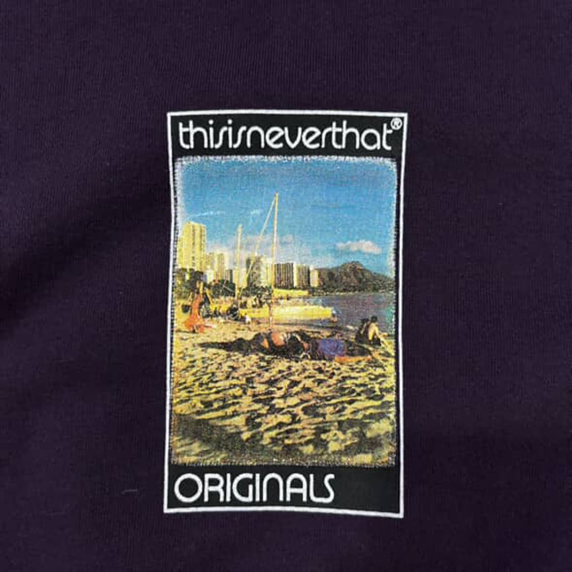 디스이즈네버댓 오리지널 퍼플 픽쳐로고 스웻 7000 상품이미지3