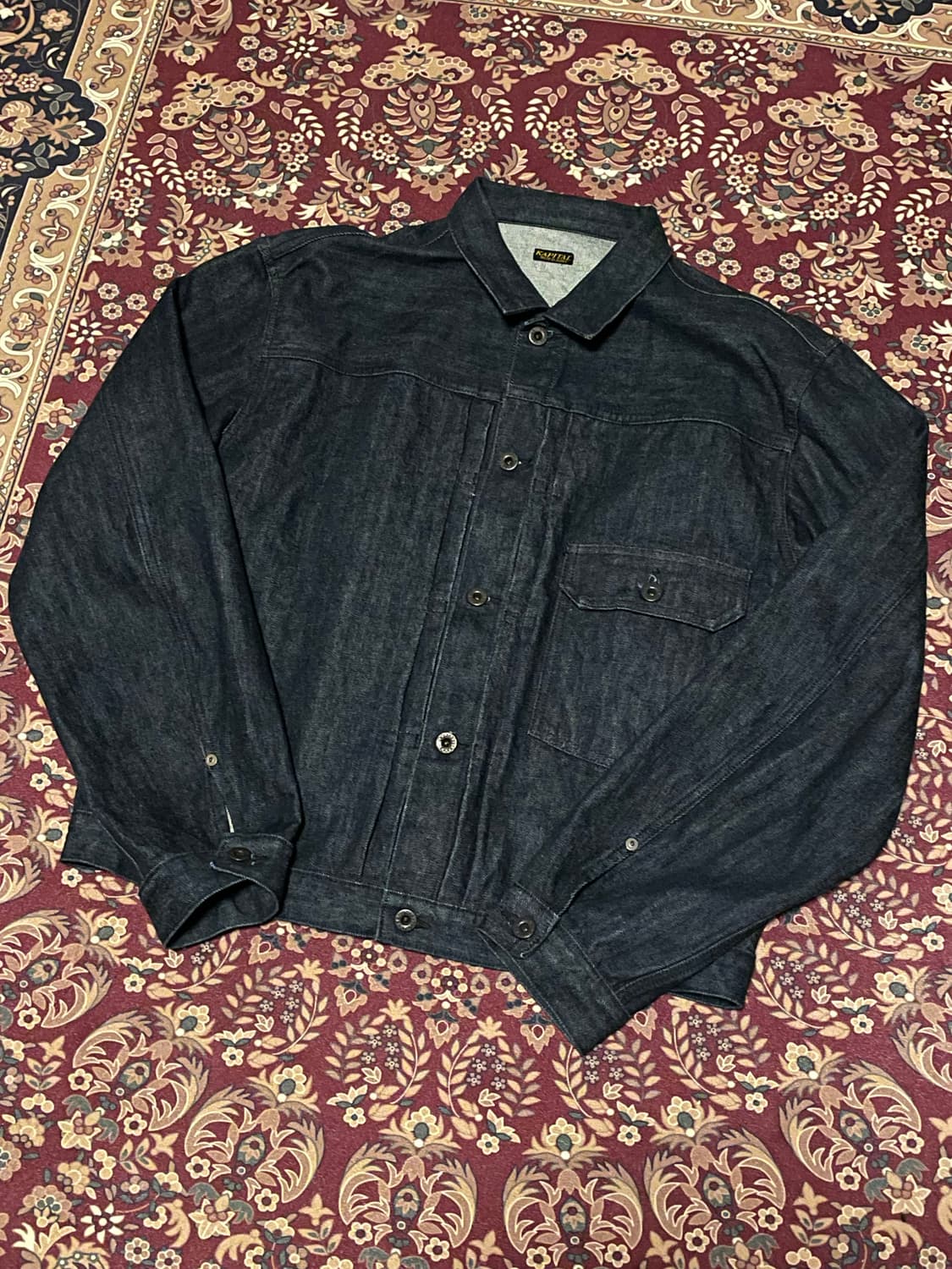 [4] 캐피탈 14온즈 데님 1st 자켓 인디고 상품이미지3