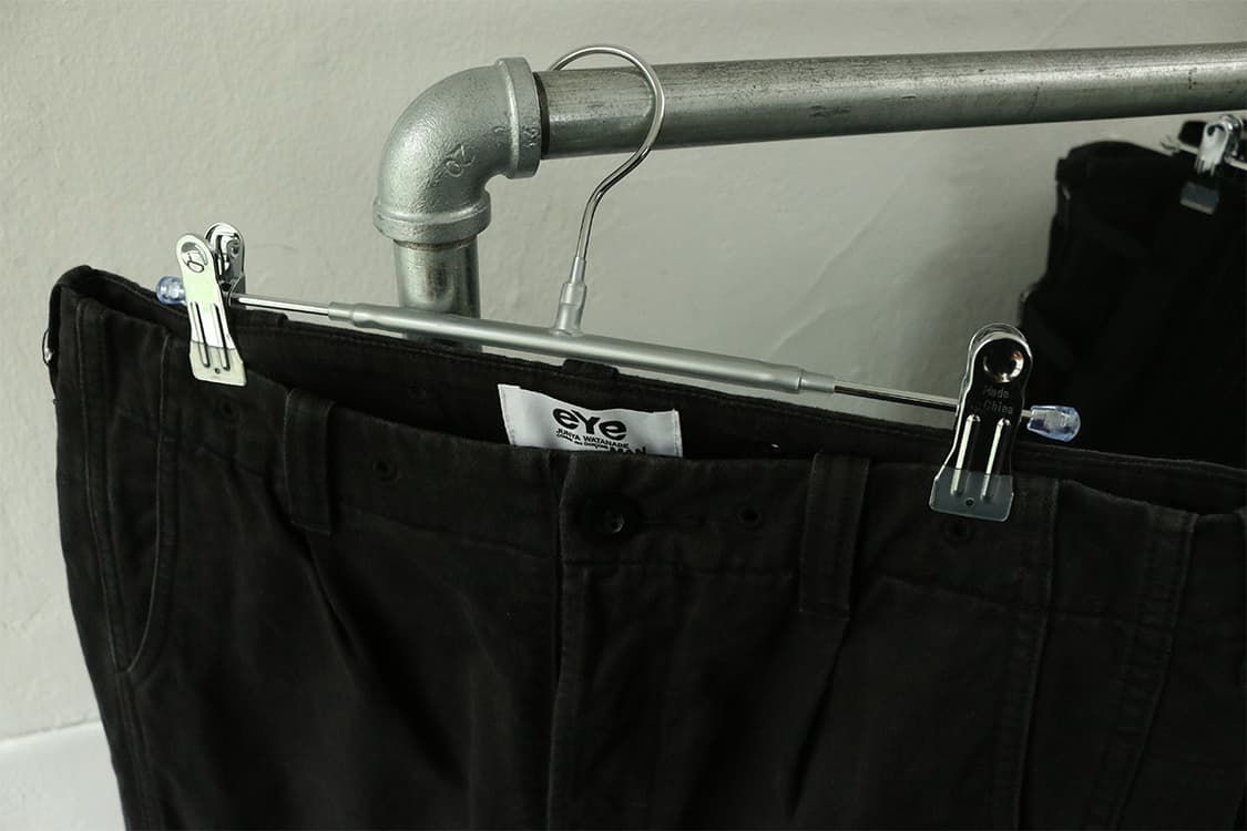 아이 준야 와타나베 맨 블랙 코튼팬츠 상품이미지9