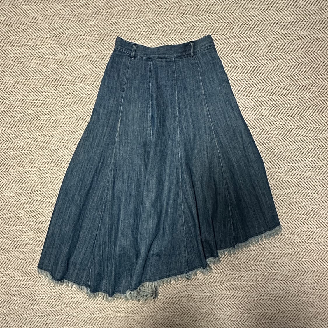 DIESEL denim asymmetry skirt 상품이미지2