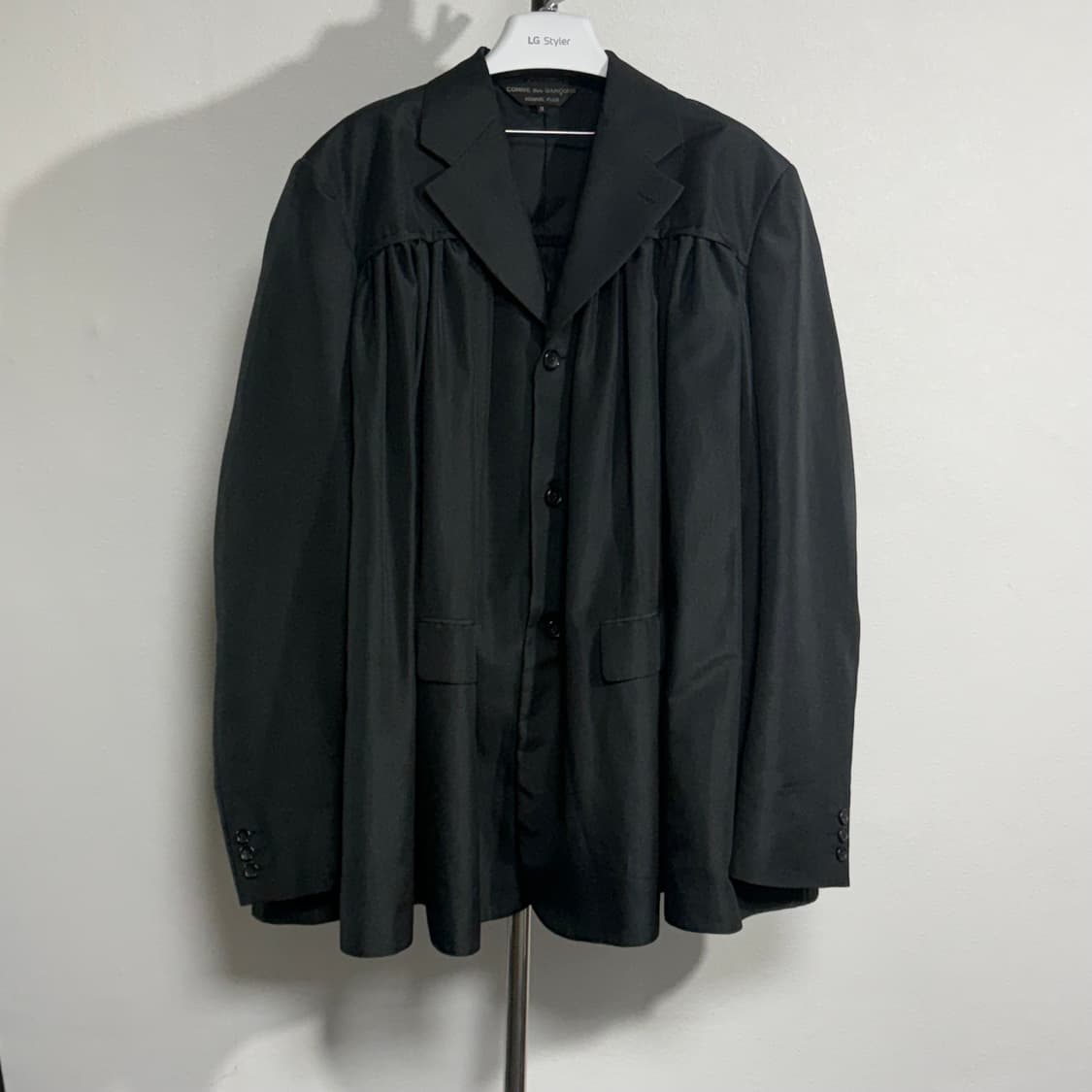 24ss 꼼데가르송 옴므플러스 커튼 자켓m 상품이미지2