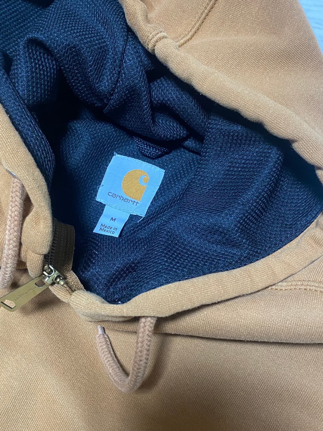 칼하트 써멀 후드집업 브라운 m 상품이미지4