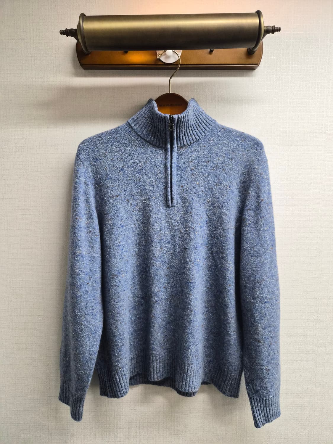 M/100) 페라가모 울 캐시미어 혼방 니트 집업 팝니다 상품이미지2