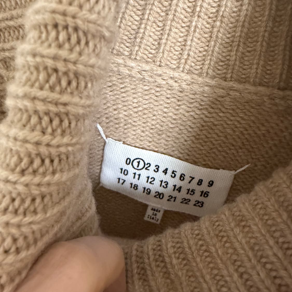 🏷️maison margiela① 마르지엘라 1번 터틀넥 니트 상품이미지4