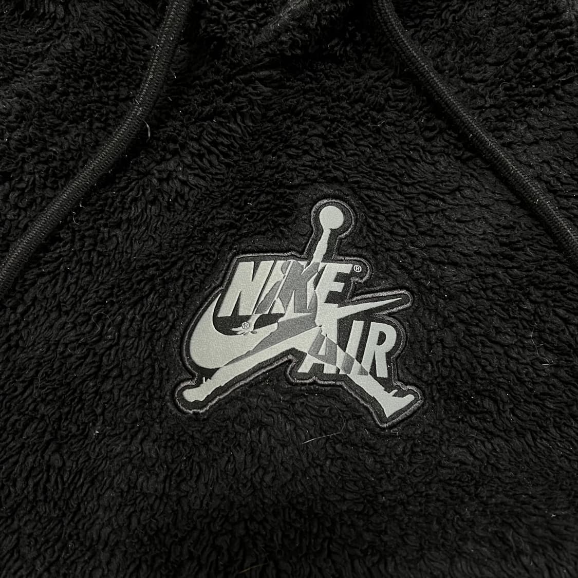 나이키 에어 조던 쉐르파 뽀글이 풀오버 후드 후리스 [블랙] M/95 상품이미지4