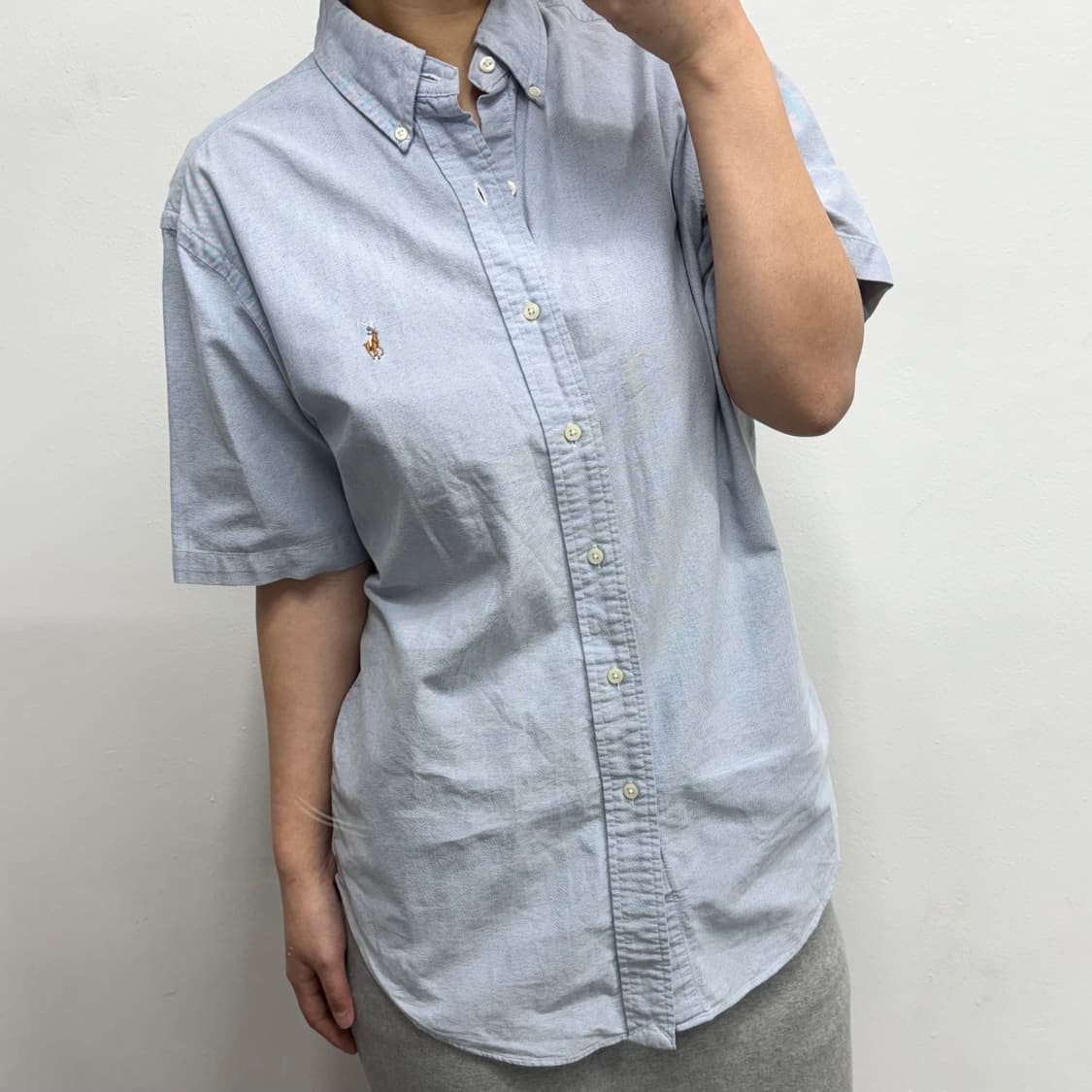 [M] 랄프로렌 클래식핏 반팔 셔츠 상품이미지2