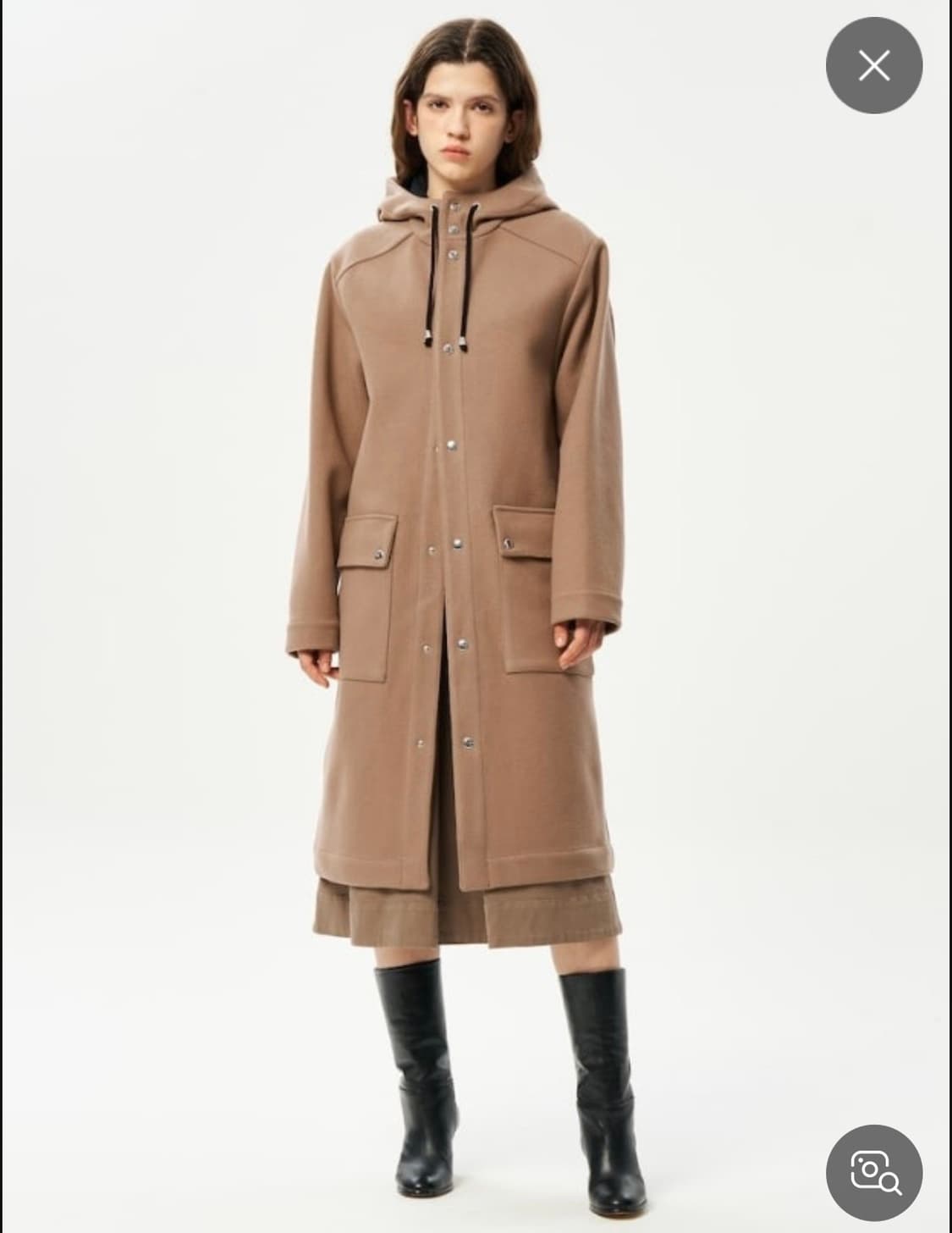 아스페시 후드 코트 상품이미지1