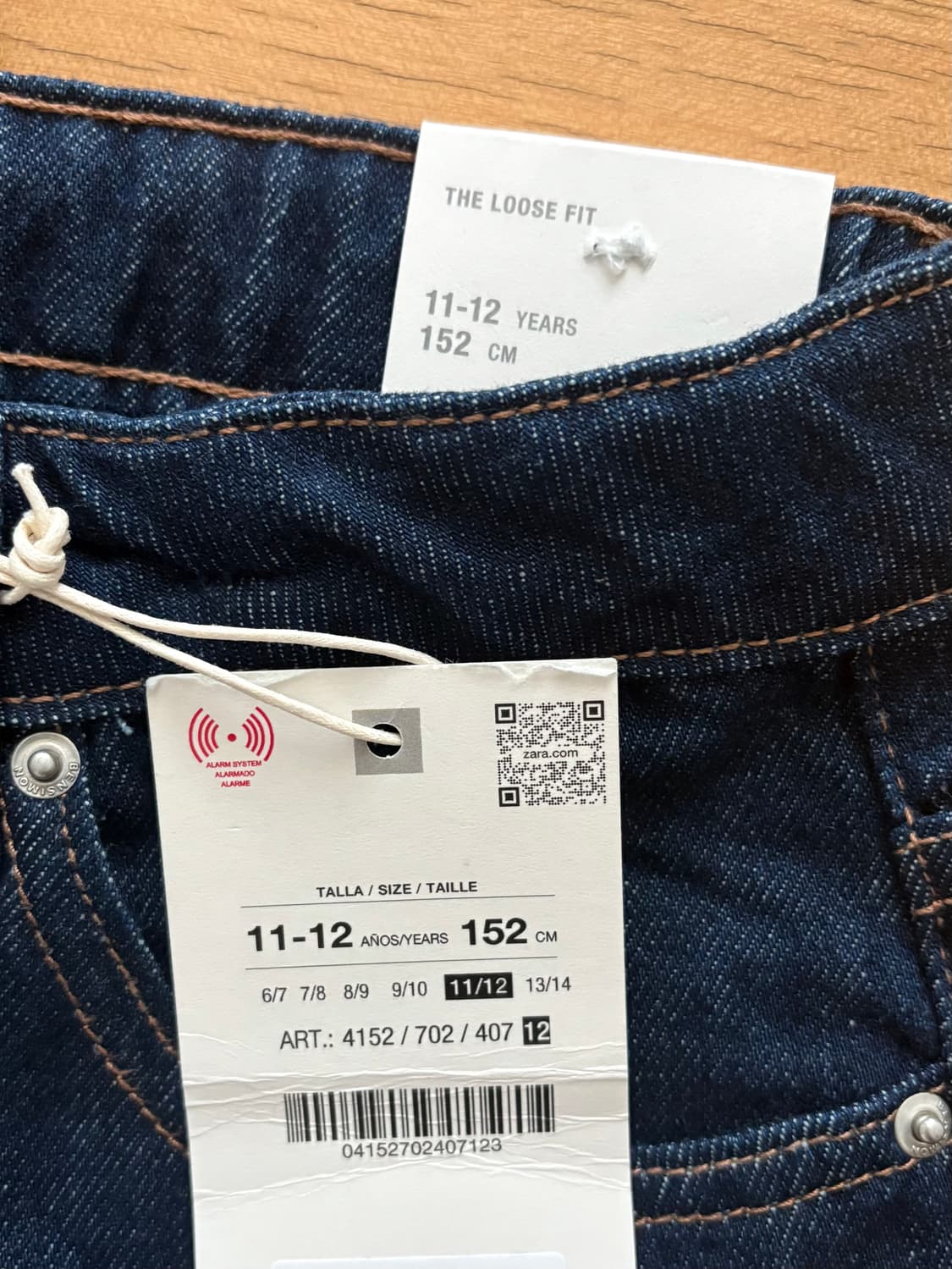 자라 벤시몽 키즈 루즈핏 진 상품이미지6