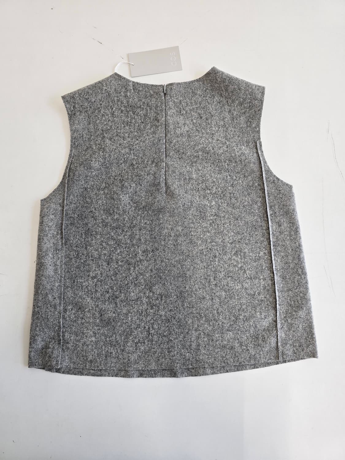 COS 코스 울 베스트 그레이 EUR32 상품이미지2