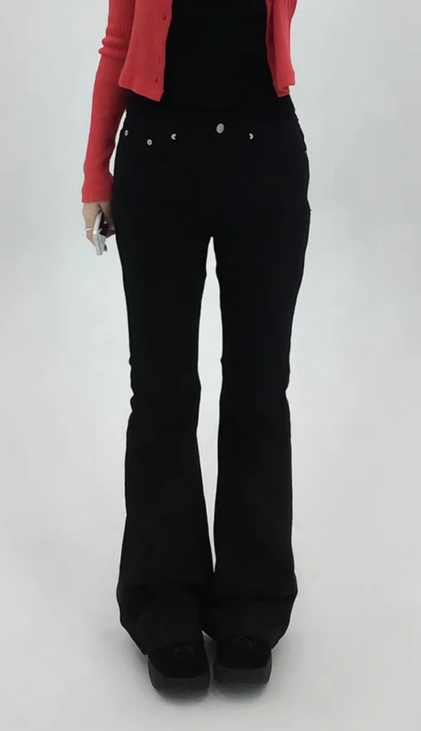 ootj 코튼 베이직 부츠컷 팬츠 새상품 상품이미지1