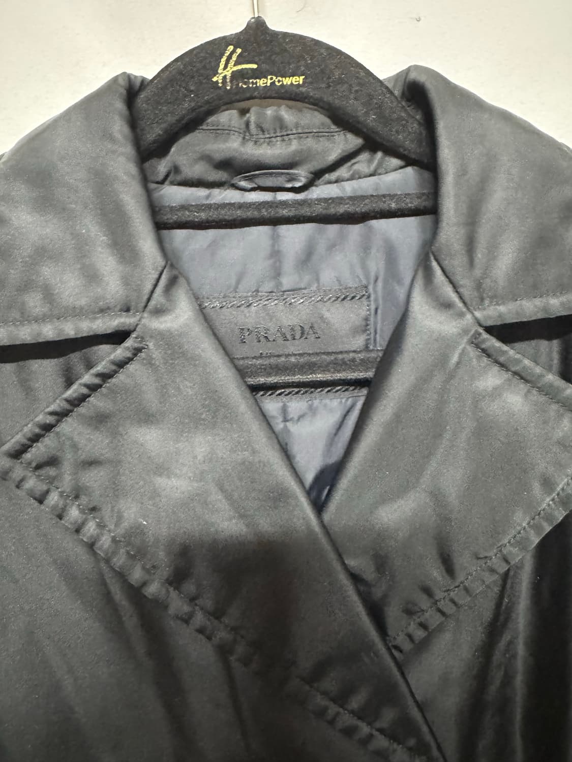 40 프라다 여성 나일론 트렌치코트 상품이미지8