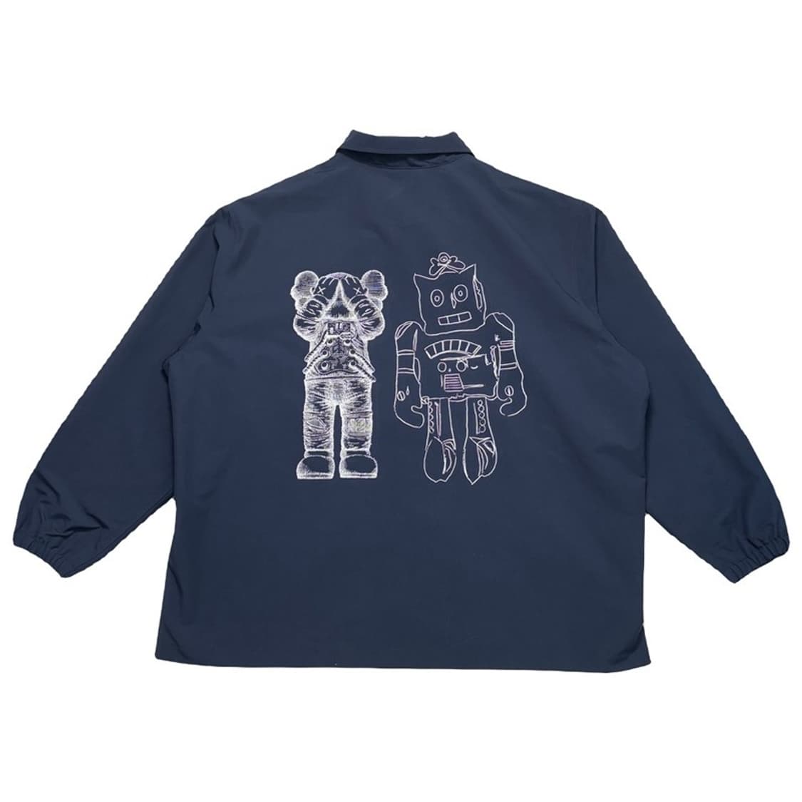UNIQLO X KAWS X ANDY WARHOL 코치 재킷 네이비4XL 상품이미지9