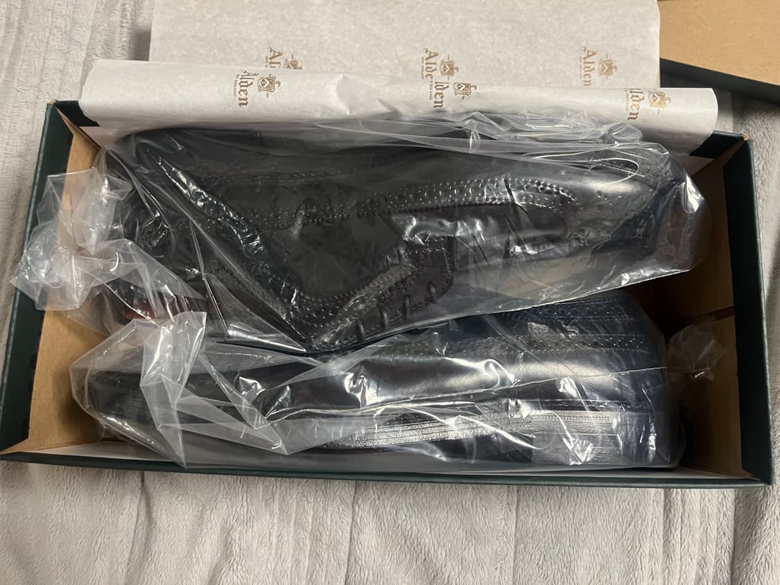 알든 윙팁 블랙 코도반 9751 9.5e 상품이미지4