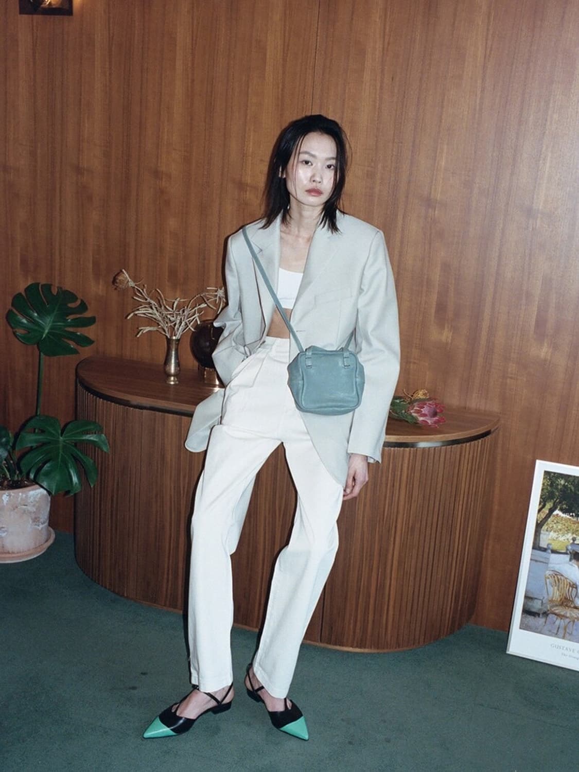 유르트 램스킨 웜벳백 / 스카이블루 상품이미지6