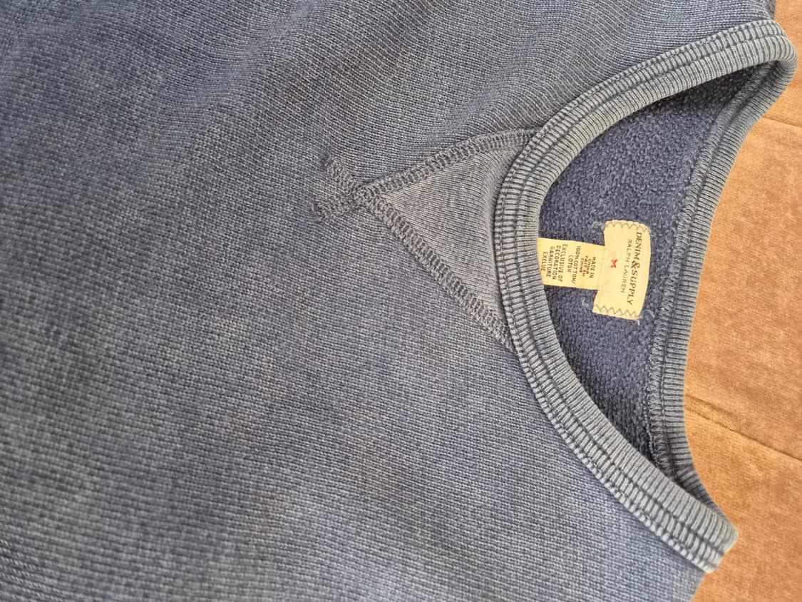 랄프로렌 데님앤서플라이 남성 워싱라운드긴팔티셔츠 M사이즈 상품이미지8