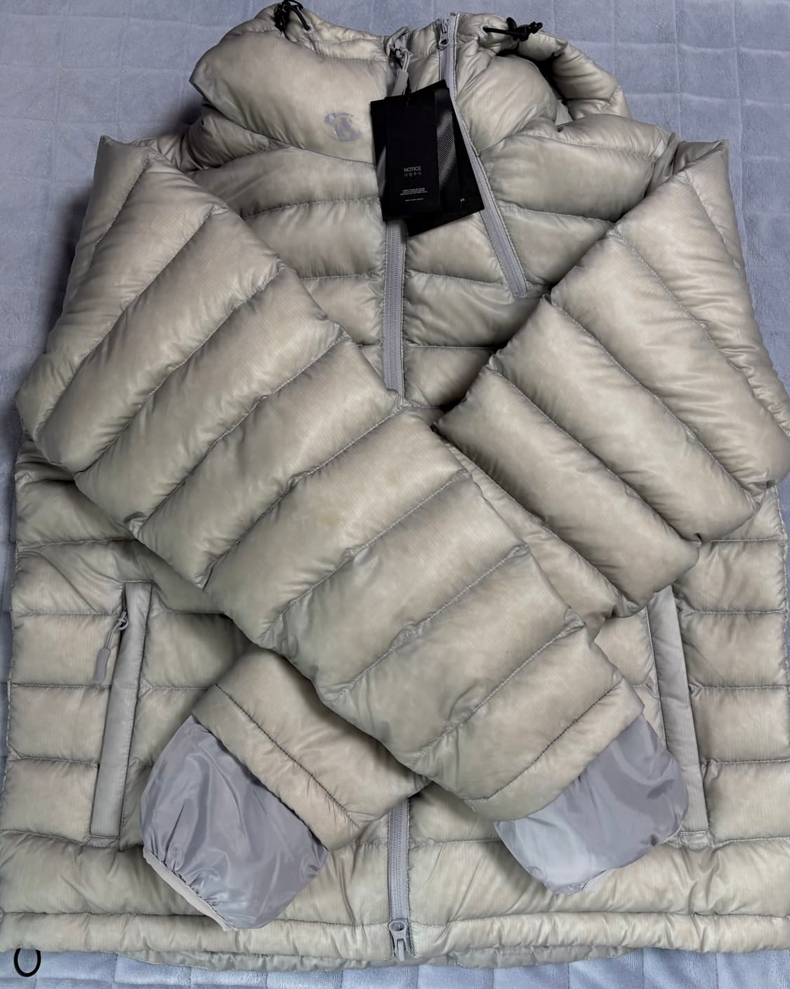 산산기어 서픽스 푸퍼 자켓 그레이 - 24FW 1사이즈 상품이미지1