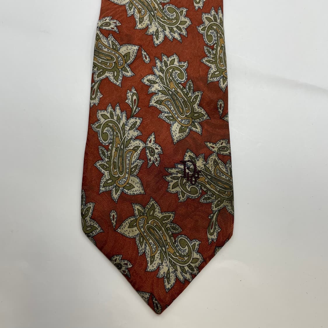 798) (Christian DIOR) 크리스찬 디올 패턴 넥타이 상품이미지3