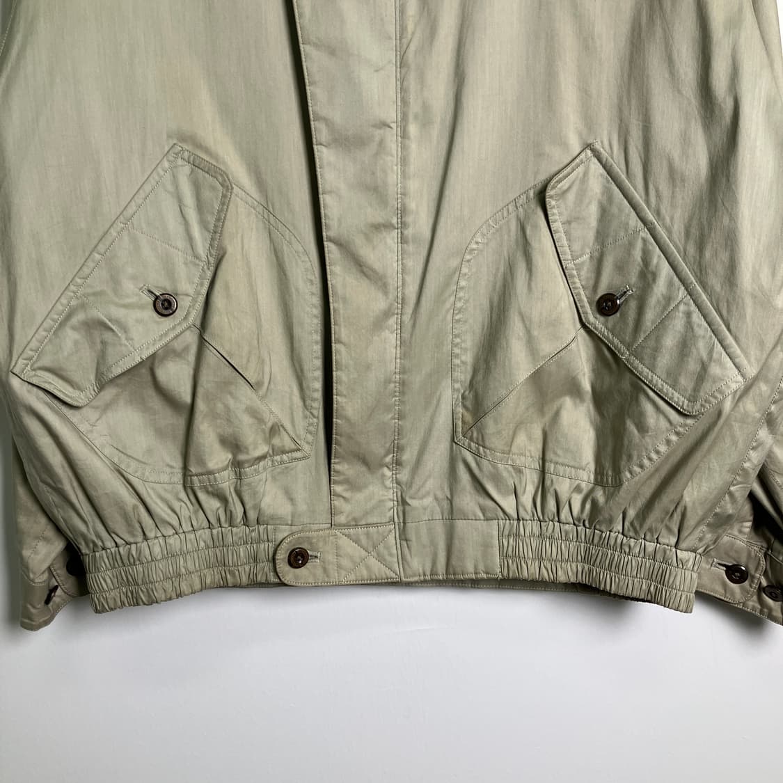 90's 버버리 빈티지 해링턴 블루종 자켓 M 상품이미지5