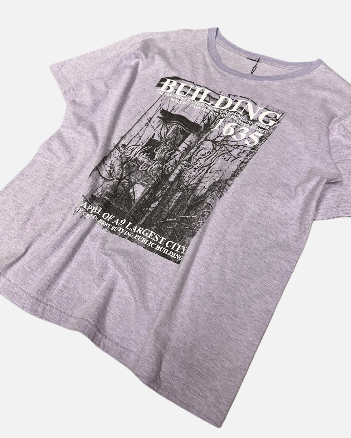grunge purple printing t-shirt 상품이미지3