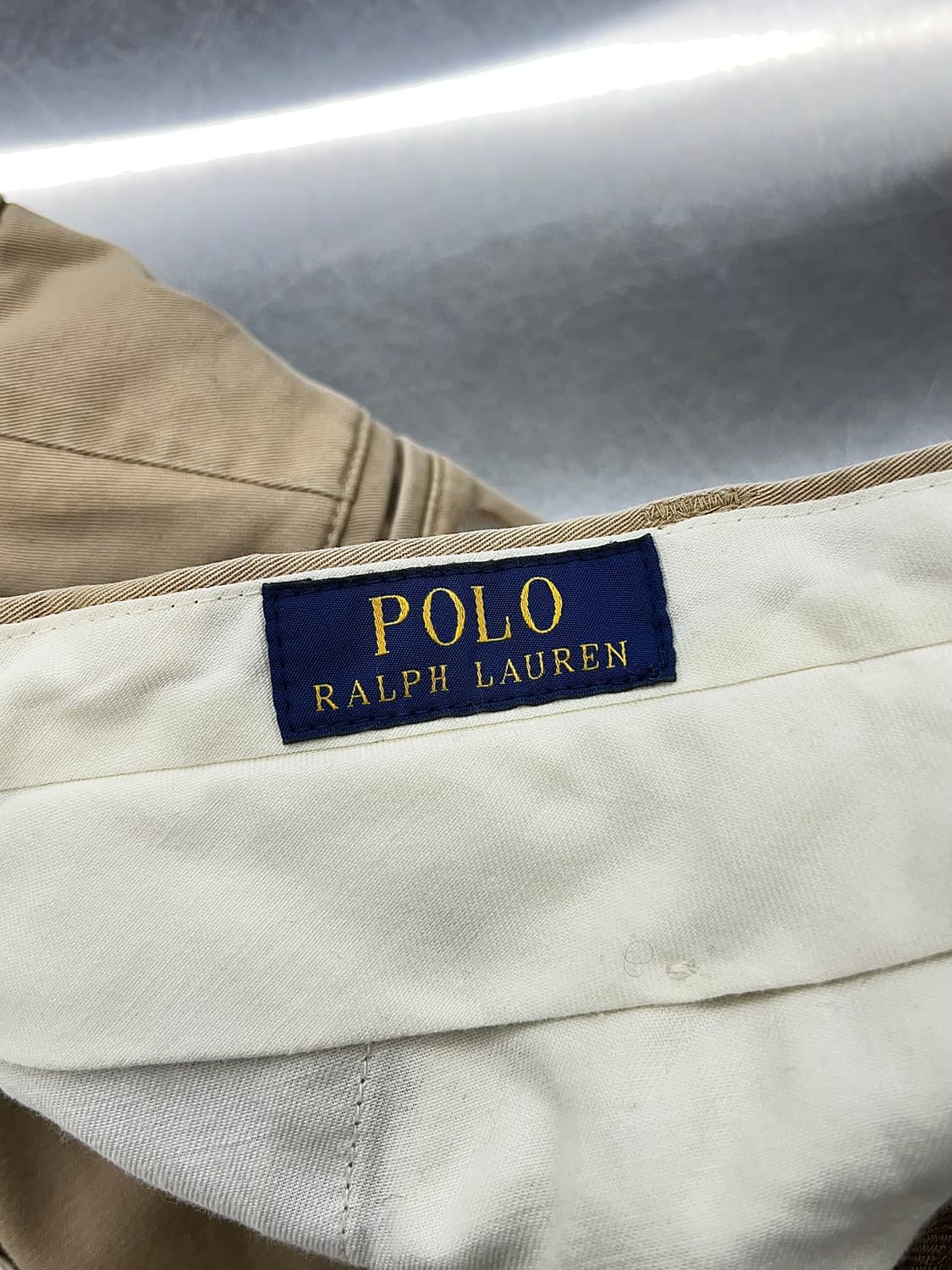 폴로 랄프로렌 베이지 플랩 백 포켓 에지 치노 코튼 팬츠 상품이미지7